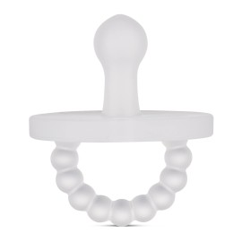 Ryan & Rose Cutie PAT Pacifier Teether (Bulb, Clear)