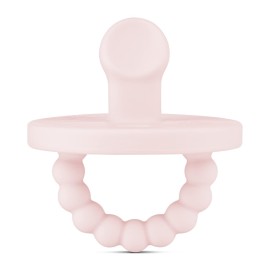 Ryan & Rose Cutie PAT Pacifier Teether (Slant, Pink)