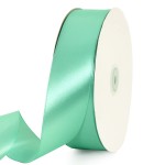 TONIFUL 1-1/2 Inch (40mm) x 100 Yards Turquoise Blue Wide Satin Ribbon Solid Fabric Ribbon for Gift Wrapping Chair Sash Valentine\'s Day Wedding Birthday Party Decoration Hair Floral Craft Sewing