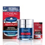 L\'Oreal Paris Revitalift Pressed Night Cream, Retinol + Niacinamide, Reduces Wrinkles, Fragrance Free, 1.7 oz + Serum Sample
