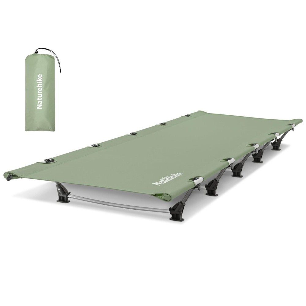 Naturehike GreenWild Camping Cot, Ultralight Folding Backpacking Cot, 60-Second Easy Set-Up, Supports 330lbs, Portable Camping Bed for Adults for Camping Hiking Travel Home