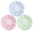 Large Shower Caps, 3 Pcs Waterproof Bath Caps Plastic Reusable Shower Caps Elastic Band Bath Hair Hat for Women Ladies