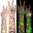 Awinmay 310 Pcs Luminous Temporary Tattoos For Kids,Mixed Styles Glow In The Dark Tattoos for Boys and Girls,Butterfly Dinosaur Pirate Mermaid Fake Tattoo Stickers,Glow Party Supplies Arts and Crafts