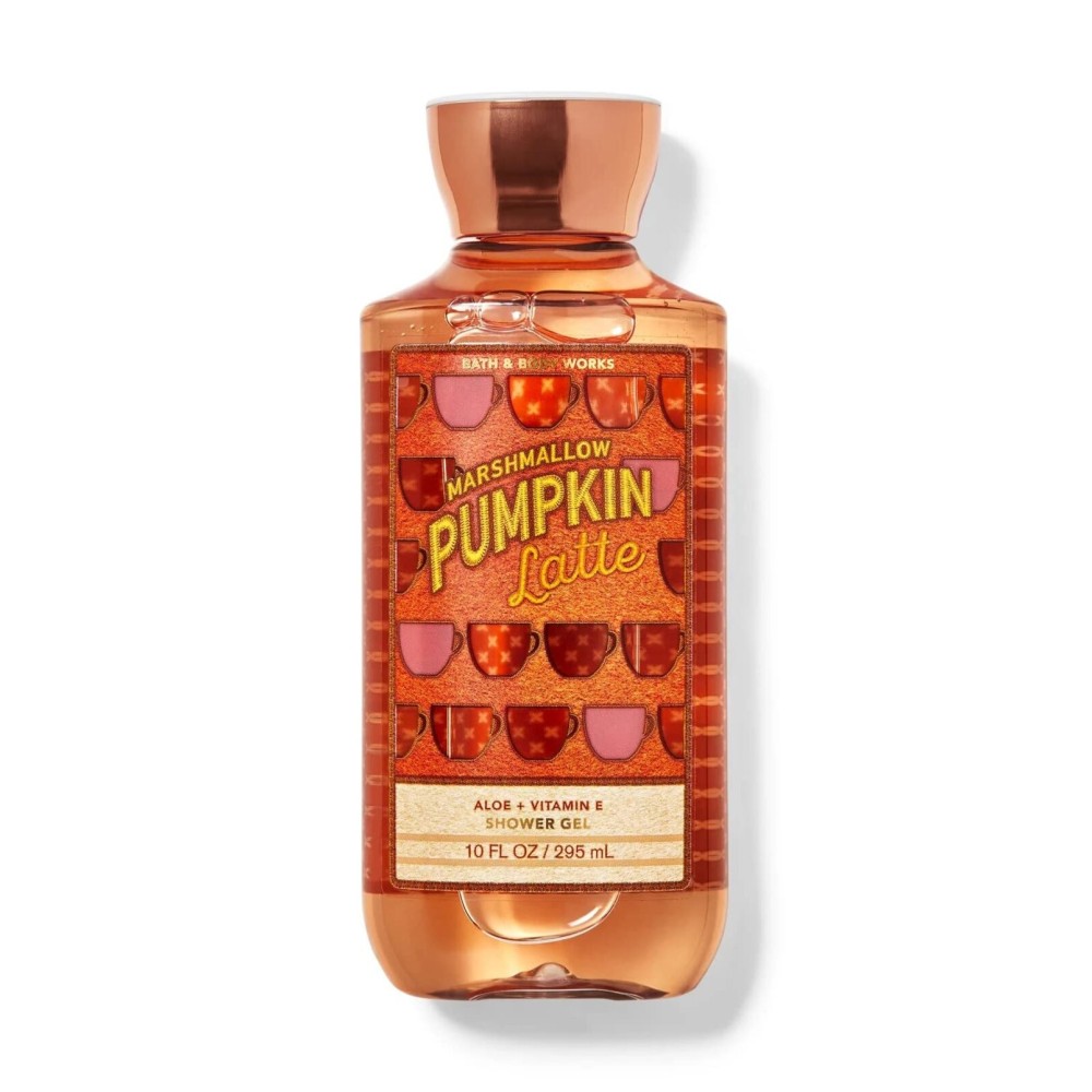 Bath & Body Works, Marshmallow Pumpkin Latte Signature Collection Shower Gel, White Citrus, 10 Ounce (Marshmallow Pumpkin Latte)