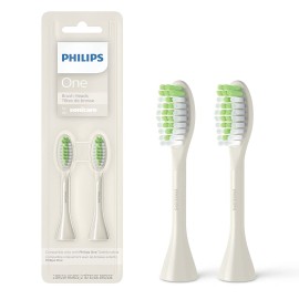 Philips One by Sonicare 2pk Brush Heads, White BH1022/07