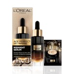 L\'Oreal Paris Age Perfect Anti-Aging Midnight Face Serum, Reduce Wrinkles 1oz + Eye Cream Sample