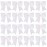 16PCS 8 Large Cheer Hair Bows Ponytail Holder Elastic Band Handmade for Cheerleading Teen Girls College Sports (White - Big Bows, 1 Count (Pack of 16))