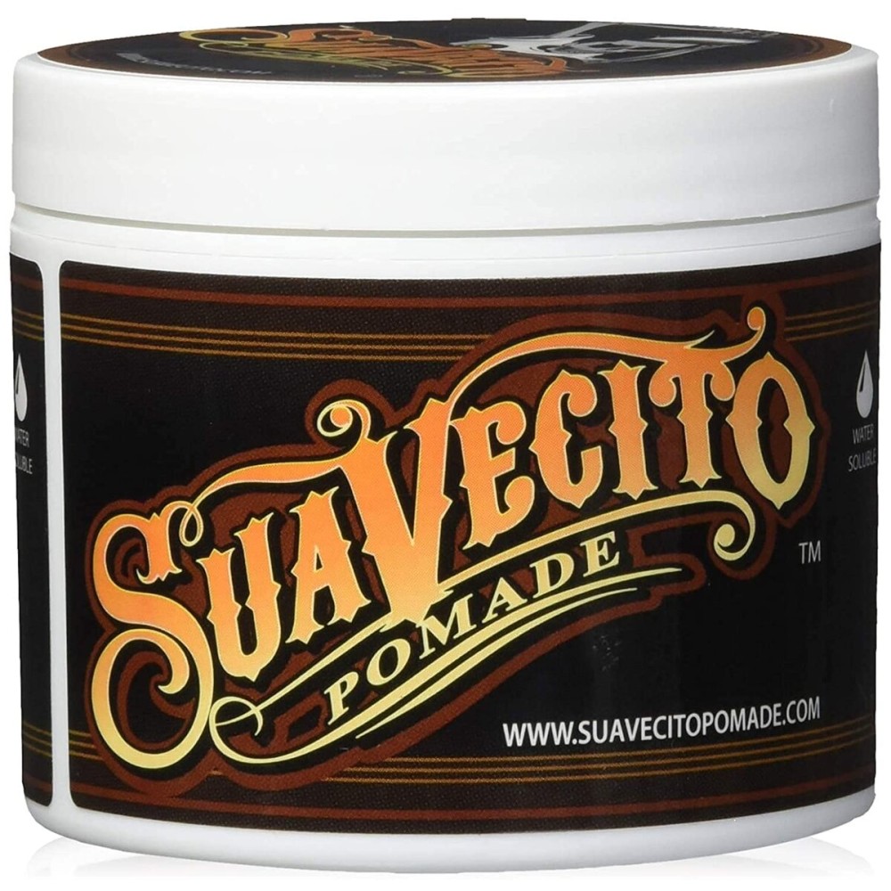 Suavecito Pomade Original Hold 5 oz, 1 Pack For Men - Medium Shine Water Based Flake Free Hair Gel - Easy To Wash Out - All Day For All Hairstyles