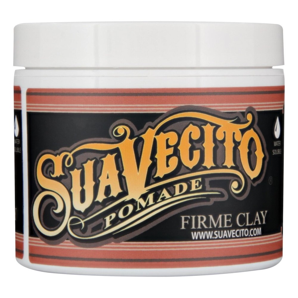 Suavecito Pomade Firme Clay 5 oz, 1 Pack - Strong Hold - Low Shine Matte Clay Pomade For Natural Texture Hairstyles For Men