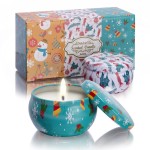 2 Pack Aromatherapy Candles, 2.5 Oz Scented Candles, Rose and Cherry Blossom, Soy Scented Candle with Floral Scents, Portable Small Jar Candle Set for Travel, Spa, Bath, Yoga, Home Decor Candle