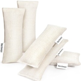 12 Pack Bamboo Charcoal Shoe Deodorizer BagsShoe Odor Eliminator,Charcoal Air Purifying Bags, Activated Charcoal Odor Absorber for Gym Bag, Car, Pet, Closet