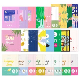FACETORY K Beauty Face Mask Skin Care 50 COLLECTION Sheet Mask Set | Natural Premium Korean Face Mask For All Skin Types - No Sulfates No Parabens (50 pc)
