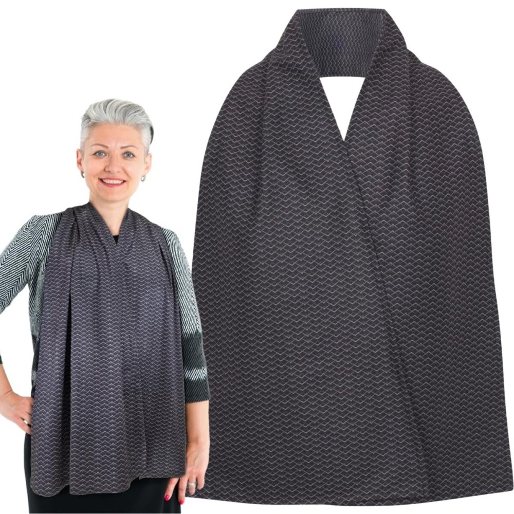 Adult Bib Scarf - Dignified Alternative to Adult Bibs | Washable and Reusable Clothing Protectors