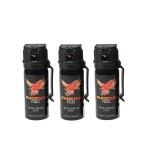 Phoenix P360S Pepper Gel from qseel. Maximum Strength Police & Military Grade Pepper Spray, Gel is Better, Sprays at Any Angle 18 feet, Flip-top Safety and Belt Clip Included - 3 Pack