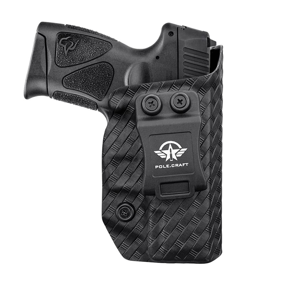 Taurus G3C G2C Holster, Carbon Fiber Kydex Holster IWB for Taurus G3C / G2C 9mm G2S / Millennium PT111 G2 / PT140 Pistol, Inside Waistband Holster