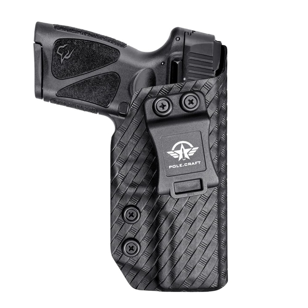 Taurus G3 Holster, Carbon Fiber Kydex Holster IWB for Taurus G3 9mm / .40 Pistol Case - Inside Waistband - Taurus G3 Gun Accessories (Black, Right Hand)