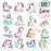 Waterproof Temporary Tattoos For Kids - 260 Pieces | Unicorns & Mermaids | Temporary Tattoo Sheets for Girls | Party Favor for Goody Bags | Non-toxicSkin-Safe*Cosmetic-Grade