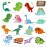 Waterproof Temporary Tattoos For Kids - 300 Pieces | Dinosaurs, Vehicles and Space | Temporary Tattoo Sheets for Boys | Party Favor for Goody Bags | Non-toxicSkin-Safe*Cosmetic-Grade