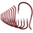 XFISHMAN Octopus Hook - 1/0, Red, 50 Pack