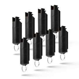 Guard Dog Security Quick Action Pepper Spray Self Defense Keychain, Maximum Strength 1.44 MC, OC Spray, 16-Foot Range, Twist-Lock Safety, Belt Clip for Easy Carry for Women and Men, Made in USA