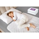 Lynmark 2X Toddler Potty Training Bed Pads - Soft Waterproof Bedwetting Pee Protector Mat for Kids - Multi-Layer Non-Slip Washable Incontinence Mattress Sheet Absorbs Up to 2000ml - 33 x 27, White