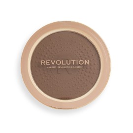 Revolution, Mega Bronzer Powder, Matte Finish, Buildable for All-Over Glow, Suitable for Light to Deep Skin Tones, Vegan & Cruelty-Free, Dark, 0.52 oz