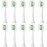 Pisonicleara Replacement Toothbrush Heads(10-pc) Compatible with Philips Sonicare Electric Tooth Brush Electric Tooth Brush Refill