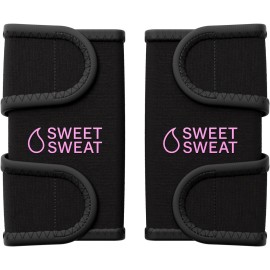 Sports Research Sweet Sweat Arm Trimmers - Premium Sweat-Enhancing Arm Wraps for Women & Men - 3 Adjustable Sizes