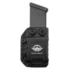 IWB/OWB Glock Magazine Weave Kydex Holster - Glock Mag Carrier - Available Model: 9mm/.40 Double Stack Magazines for: Glock 17 19 22 23 25 26 27 31 32 33 34 35 37 38 39 Magazines Holder Case