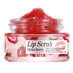 Strawberry Lip Scrub & Repair, Exfoliator & Moisturizer for Chapped, Dry and Flaky Lips