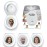 Pee-Litical Targets, Motion Activated Toilet Target Light with Images of Barack Obama | Joe Biden | Kamala Harris | Nancy Pelosi