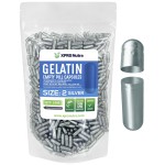 XPRS Nutra Size 2 Empty Capsules - 1000 Count Empty Gelatin Capsules - Pills DIY Capsule Filling - Pure Bovine Pill Gel Caps for Do-It-Yourself Supplements (Silver)