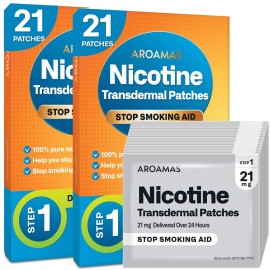 Nicotine Patches to Help Quit Smoking, Stop Smoking - Delivered Over 24 Hours Nicotine Transdermal System to Stop Smoking Aids That Work (Stop Smoking) (42 Count(Pack of 2))