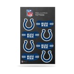 Rico Industries NFL Indianapolis Colts Peel and Stick Tattoos Small