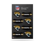Rico Industries NFL Jacksonville Jaguars Peel and Stick Tattoos Small