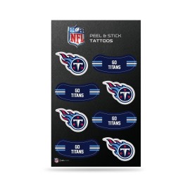 Rico Industries NFL Tennessee Titans Peel and Stick Tattoos Small