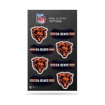 Rico Industries NFL Chicago Bears Peel and Stick Tattoos Small