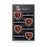 Rico Industries NFL Chicago Bears Peel and Stick Tattoos Small