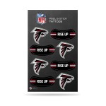 Rico Industries NFL Football Atlanta Falcons Peel & Stick Temporary Tattoos - Eye Black - Game Day Approved!
