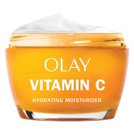 Olay Vitamin C Face Moisturizer, Brightening Cream for Women, Instant Hydration, Evens Tone, Dark Spot & Hyperpigmentation Reduction, Glowing Skin Care - Niaciniamide, Lactic Acid, 1.7 Oz