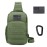 Valinov Tactical Shoulder Bag,Molle Shoulder Backpacks,Military Sling Daypack Backpack with USB Charging port (1 Pack Green)