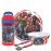 Zak Designs 5-Piece Dinnerware Set, Marvel Universe - Durable Plastic & Stainless Steel - Includes Water Bottle, 8-Inch Plate, 6-Inch Bowl, Fork & Spoon - Suitable for Kids Ages 3+