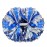Hooshing 2PCS Blue and Silver Pom Poms Cheerleading Holographic Spot Cheer Pom Poms with Baton Handle for Team Spirit Sports Dance Cheering Kids Adults