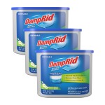 DampRid Fresh Scent Disposable Moisture Absorber, 10.5 oz., 3 Pack - Attracts & Traps Excess Moisture, Eliminates Musty Odors, Creates Fresher, Cleaner Air, White