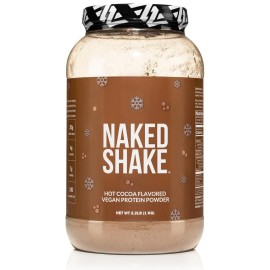 NAKED Shake - Hot Cocoa Protein Shake - Plant Based Protein Powder with Mct Oil - Gluten-Free, Soy-Free, No Gmos Or Artificial Sweeteners - 30 Servings