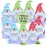 SpaLife Holiday Gnome Facial Masks 9 Pack | Sheet Masks for Skin Rejuvenation, Hydration and Moisturizing Variety Pack | Korean Skin Care Mask, Christmas Face Mask Set
