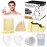Nose Wax Kit for Men Women, Yovanpur Nose Hair Waxing Kit with 100g Nose Hair Wax Beads (15-20 USES), 20 Applicator, 15 Mustache Protector, 10 Paper Cups, 1 Measuring Cup - Easy, Quick and Painless