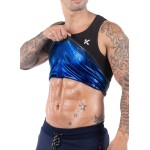 Kewlioo Men\'s Heat Trapping Pullover Sweat Enhancing Vest - Sauna Suit Shirt Compression Vest Shapewear Top for Gym Exercise