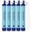 Personal Water Filter Straw Outdoor Portable Filtration Emergency Survival Gear Water Solutions Tactical Gear for Hiking Camping Accessories Travel Hunting Fishing Outing Backpacking (5 Pack)