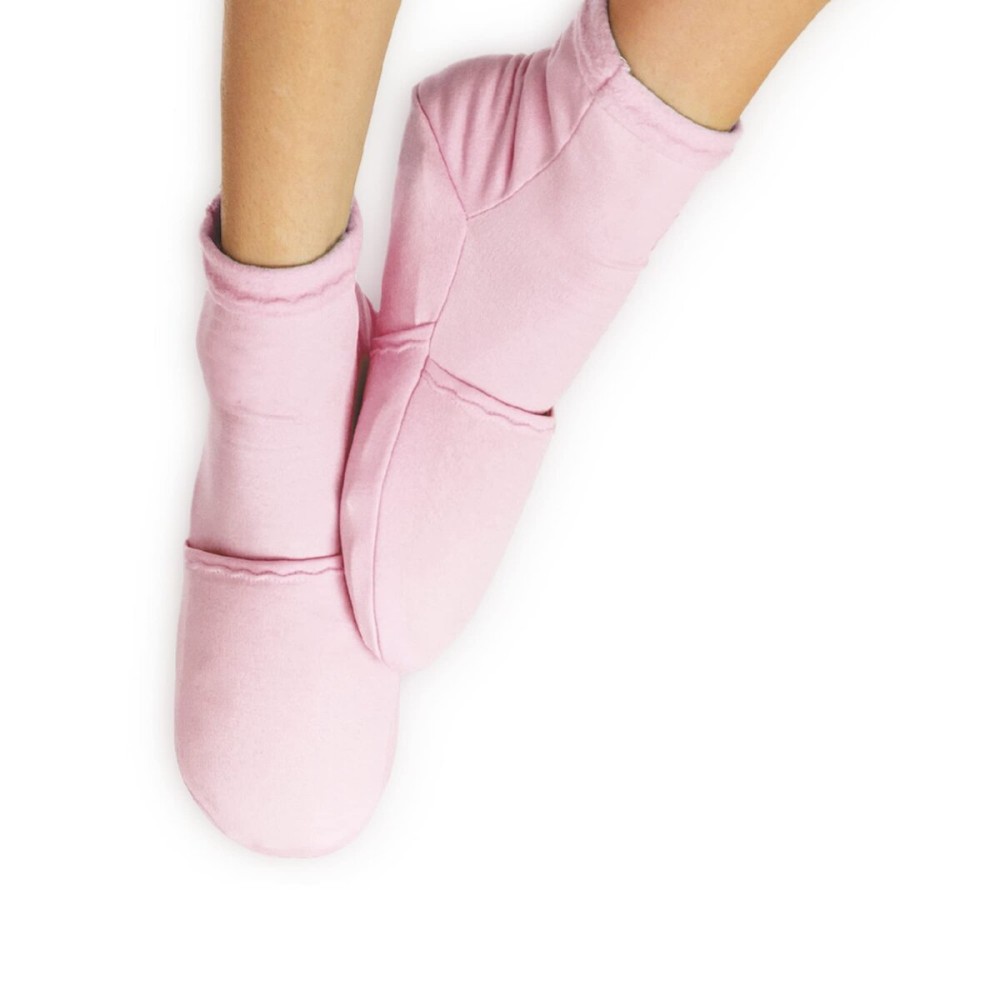 NatraCure Pink Cold Therapy Socks - Reusable Gel Ice Frozen Slippers for Feet, Chemotherapy, Arthritis, Neuropathy, Plantar Fasciitis, Post Partum Foot - Size: Small/Medium